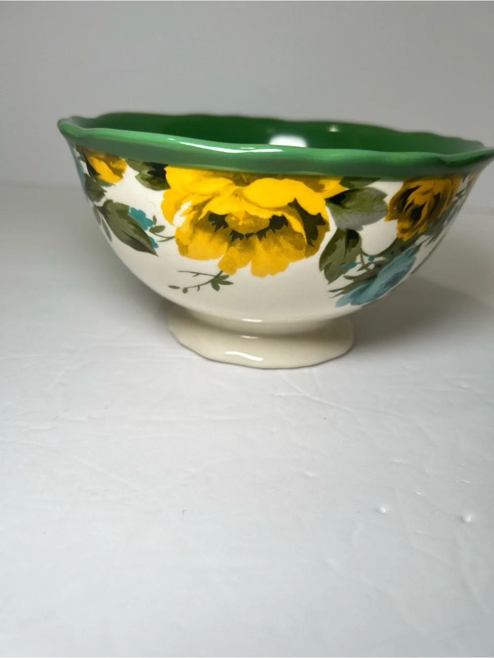 Pioneer Woman Stoneware ROSE SHADOW Set of 2 Soup/Cereal/Ice Cream Bowls